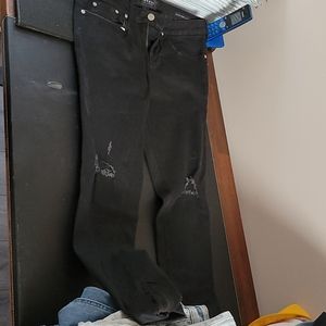 Black Knee Ripped Jeans W 29 L30